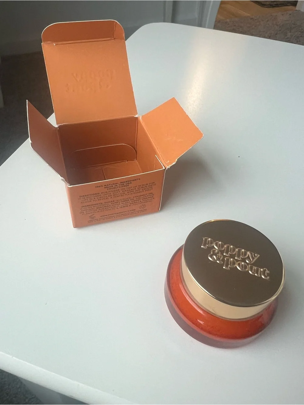 Hydrating Lip Balm — Bright Orange
